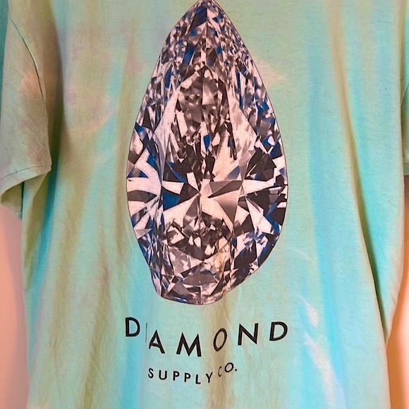Diamond Supply Co. Distressed Big Teardrop Diamond T-Shirt, RARE!! - Picture 3 of 6